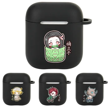 

Demon Slayer: Kimetsu No Yaiba Anime Pattern For Apple Airpods1/2 Case Bluetooth Earphone Protective Cover
