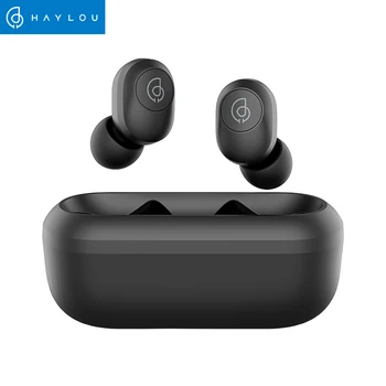 

Haylou GT2 Black Mini TWS Wireless Headphones HD Stereo Wireless Bluetooth 5.0 Earphones Wih Hidden Charging Cable