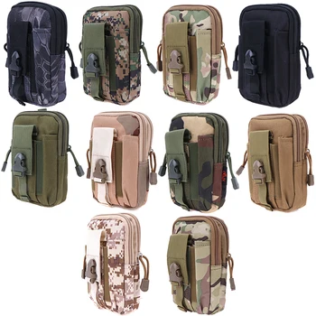 

Men Tactical Pouch Belt Waist Pack Bag Small Pocket Military Running Pouch Camping Bags Mobile Phone Wallet Travel Tool