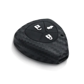 Cover chiave telecomando per Toyota Corolla Camry Reiz RAV4 Crown Avalon Venza Matrix Blank 3 Button - KEYYOU custodia portachiavi in Silicone per auto in Silicone per Toyota Corolla Camry Reiz RAV4