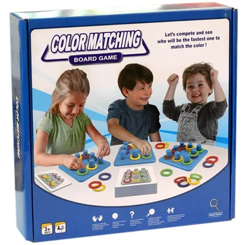 

Color Matching Board Game Family Puzzle Game Children Problem Solving Competition have English Rules