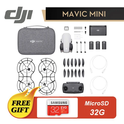 DJI Mavic Mini Fly More Combo MT1SS5 портативный Дрон максимум 30 минут время полета HD видео видение сенсор gps точное наведение - Цвет: Fly More Combo