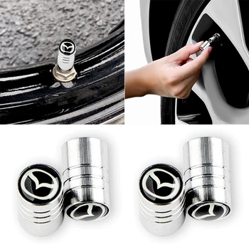 

4 Pieces AutoTire Valve Core Cover Caps for Mazdas 5 6 323 626 RX8 7 MX3 MX5 Atenza Axela Car Accessories Automobile Gadgets