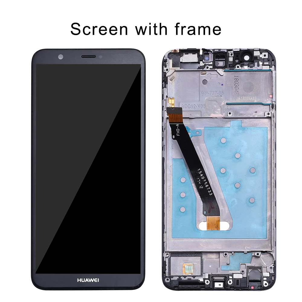 Продажа Huawei P Smart LCD дисплей сенсорный экран дигитайзер сборка для Huawei P Smart LCD с рамкой FIG LX1 L21 L22 замена экрана