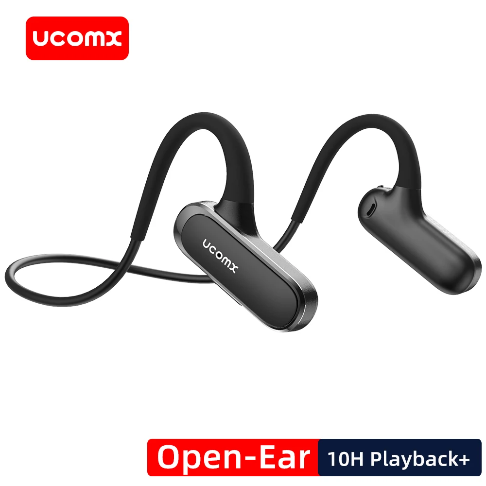 UCOMX G56 Sports Bluetooth Headphones Open-Ear Wireless Earphones 10H Playback Bluetooth Headsets for iPhone Samsung Xiaomi
