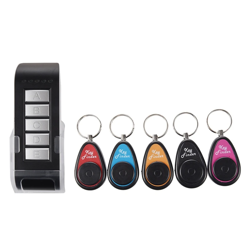 

BEST5 In 1 Wireless Lost Key Finder Locator Find Locater Alarm Keychain 40M