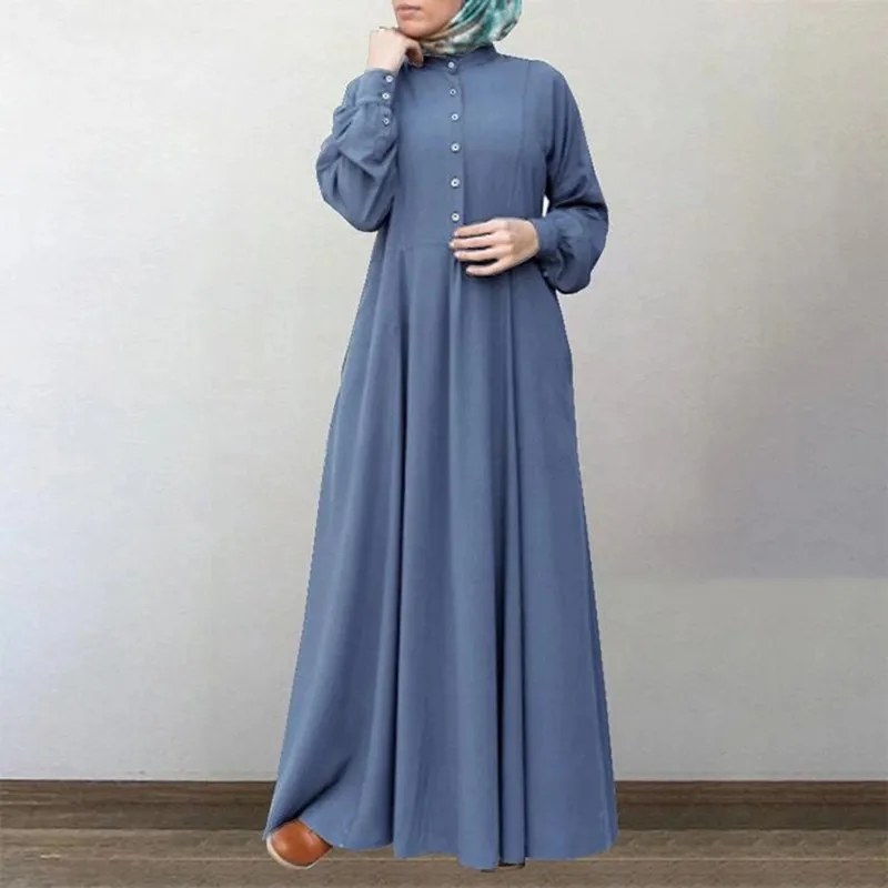 2021 New Eid Dubai Turkey Muslim Dress Islam European Clothing Dresses ...