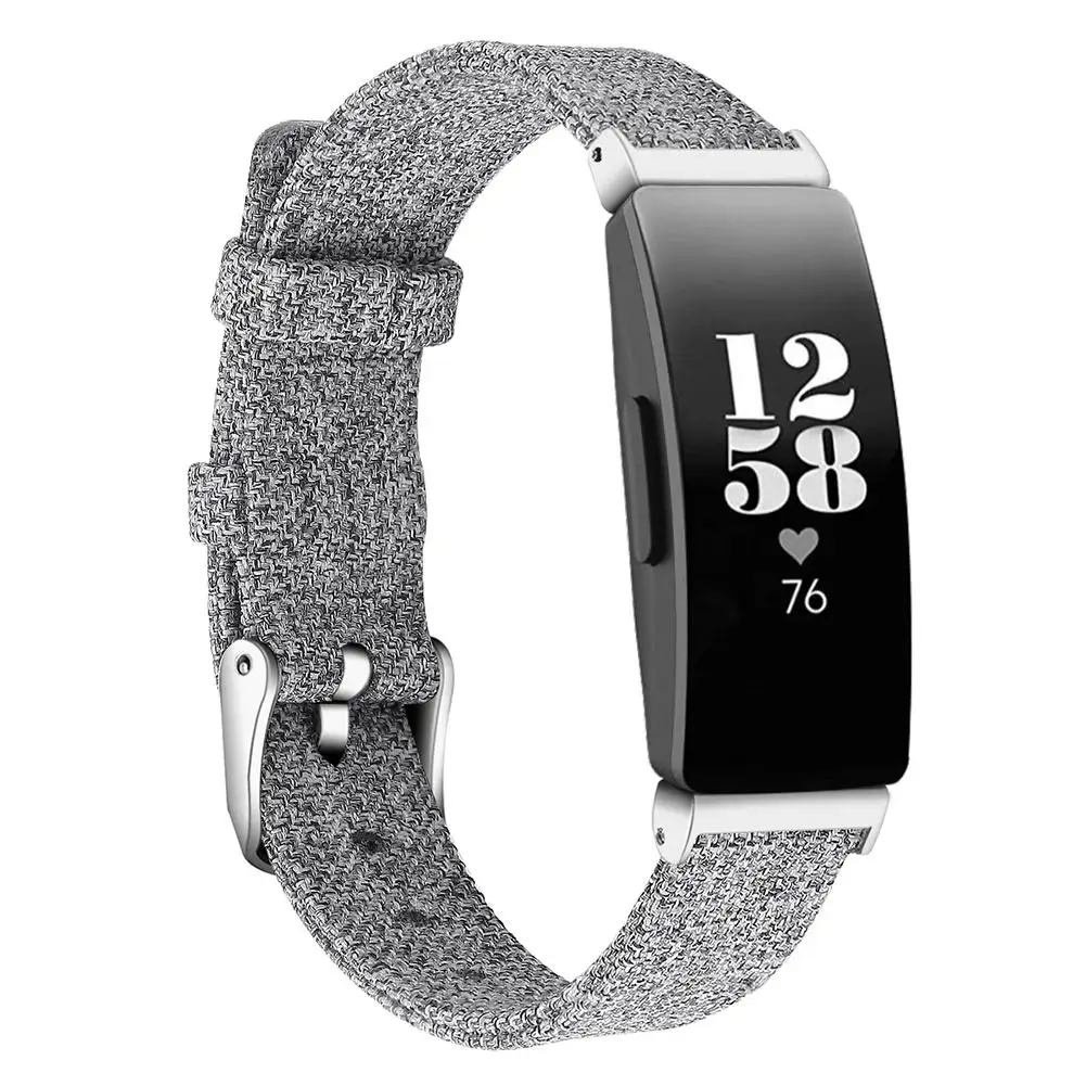Сменный Браслет для Fitbit Inspire HR фитнес-трекер классический мужской ремень с металлическим разъемом