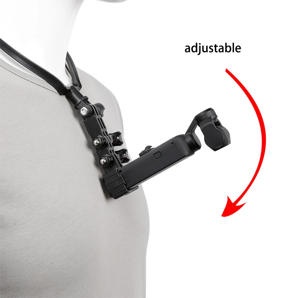 HRR DJI Pocket 2 Neck Mount with Frame POV Chest Holder for DJI Osmo Pocket  /Pocket 2 Accessories