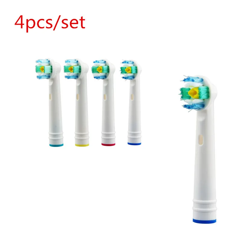 4 Pcs Новые 8 шт/12 шт/16 шт/20шт/40 шт Совместимые сменные головки зубной щетки для гигиены полости рта B модели Быстрая - Цвет: 4 Pcs