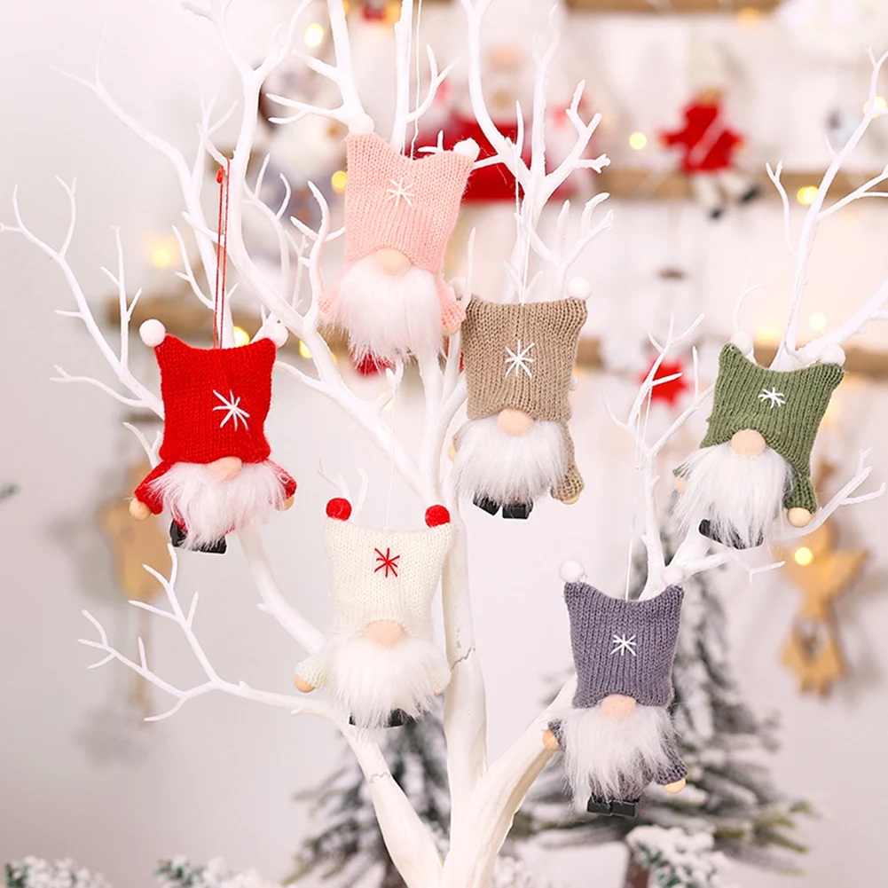Рождественские украшения Санта-Клауса, снеговика, эльфа, безликая кукла,, плюшевые куклы, вечерние украшения для дома, год