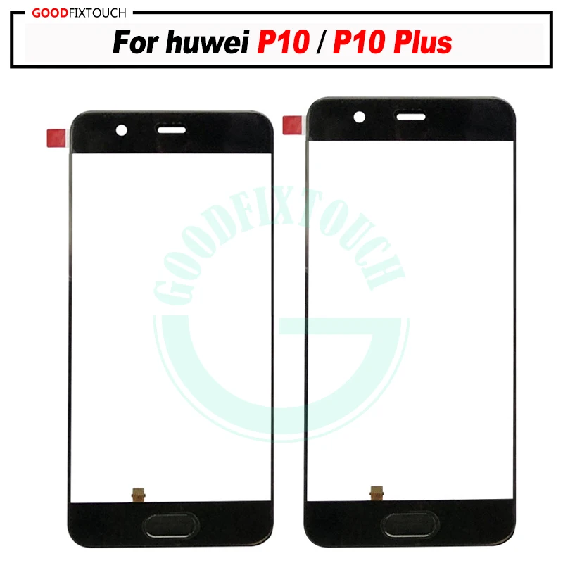 For Hua wei p10 / plus Front Glass Touch Screen Top Lens LCD Outer Panel Repair P10 Plus glass + fingerprint | Мобильные телефоны и