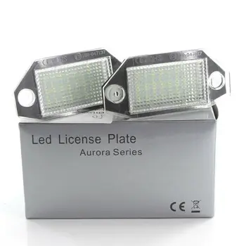 

1 Pair License Plate Light Number Lamp Car For Ford Mondeo MK3 2000-07 X2 24 SMD