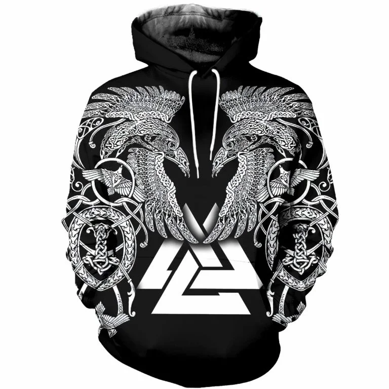 PLstar Cosmos Viking Tattoo 3D напечатанные футболки с 3D принтом Толстовка/молния Мужская и женская Татуировка Орлиного Креста-6