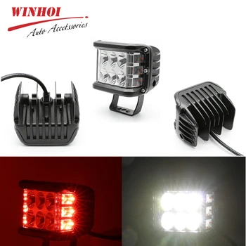 

Car Work Light Bar Combo 4" 3in1 4x4 4WD LED Fog Warning Flash Light Offroad Light Lamp For Wrangler Motorcycle SUV ATV UTV BUS