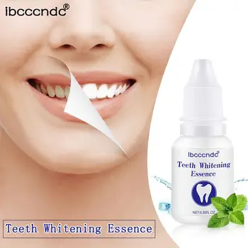 

BellyLady Teeth Whitening Essence Tooth Washing Liquid Fluid Coffee Smoke Stain Remover Oral Care Whitening Gift 10 Cotton Swabs