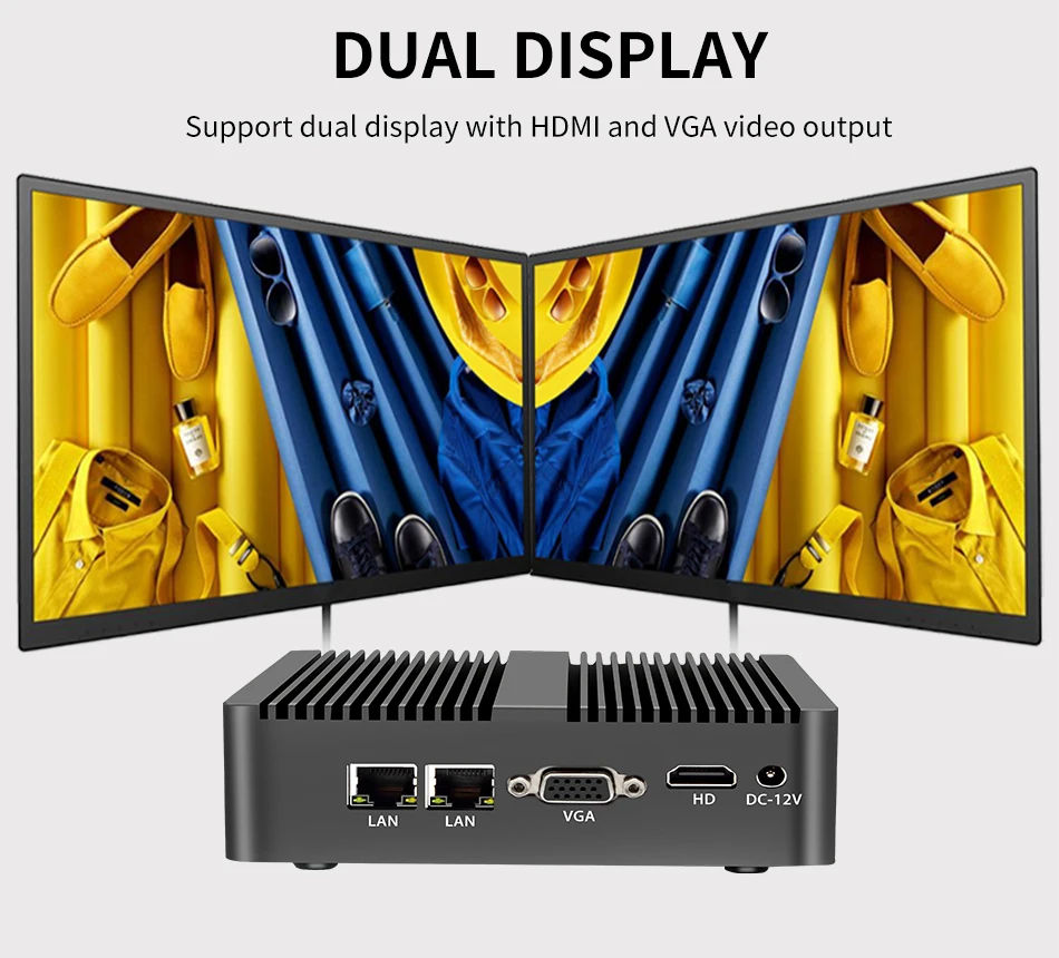 MSECORE J1800/J1900 безвентиляторный мини ПК Windows 10 промышленный компьютер linux 2* Gigabit LAN Intel Celeron четырехъядерный HD 300M WiFi