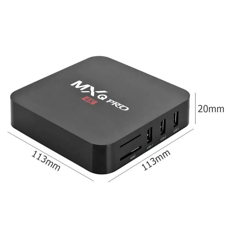 Высокое Качество внешней торговли унисекс RK3229 1G+ 8G Android 7,1 Android сетевая приставка высокой четкости Заводской магазин