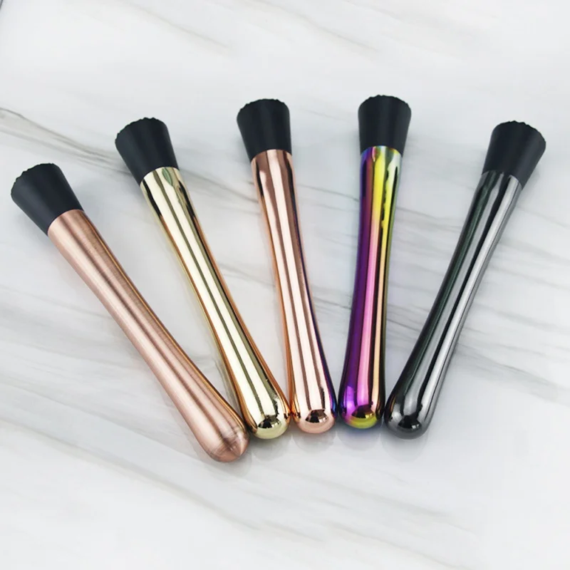 

Drink Stainless Steel Cocktail Muddler Mojito Cocktail Mixer Bar Barware DIY Drink Fruit Muddler Crushed Ice Barware Bar Tool