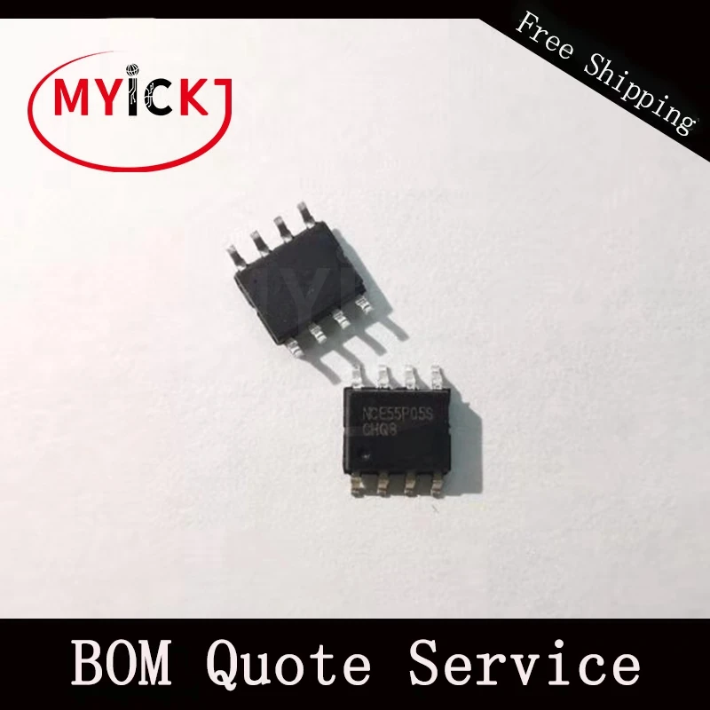 

10PCS NCE55P05S SOP8 NCE P-Channel Enhancement Mode Power MOSFET IC CHIP