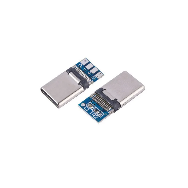 USB Type-C Tail-plug Charging Port Plug Data Port Connector Test Head 24P with PCB Panel (3)