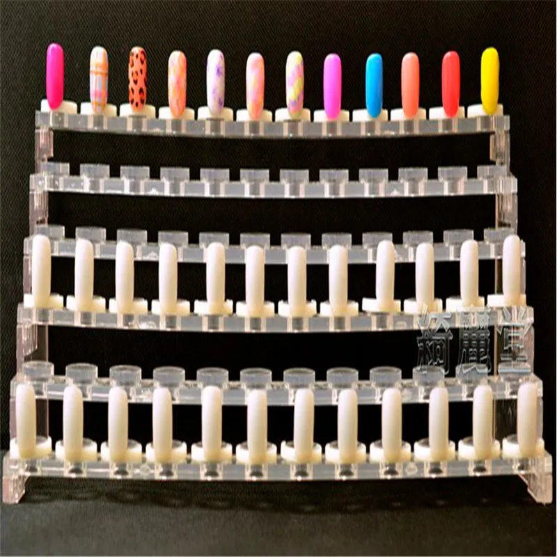 50PCS Polish UV Gel Color Pops Display Ring For Nail Art Colour Chart Display