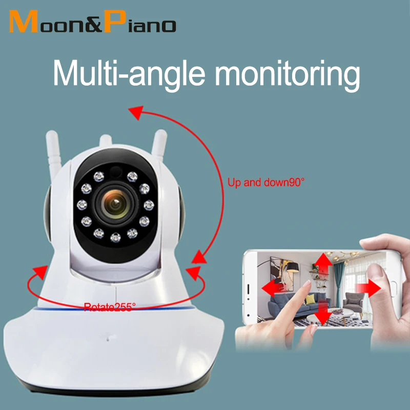 

HD 1080P 720P 2MP Home Night Vision Alarm System Security Monitor Wireless Surveillance Camera Phone Wifi Remote Monitoring