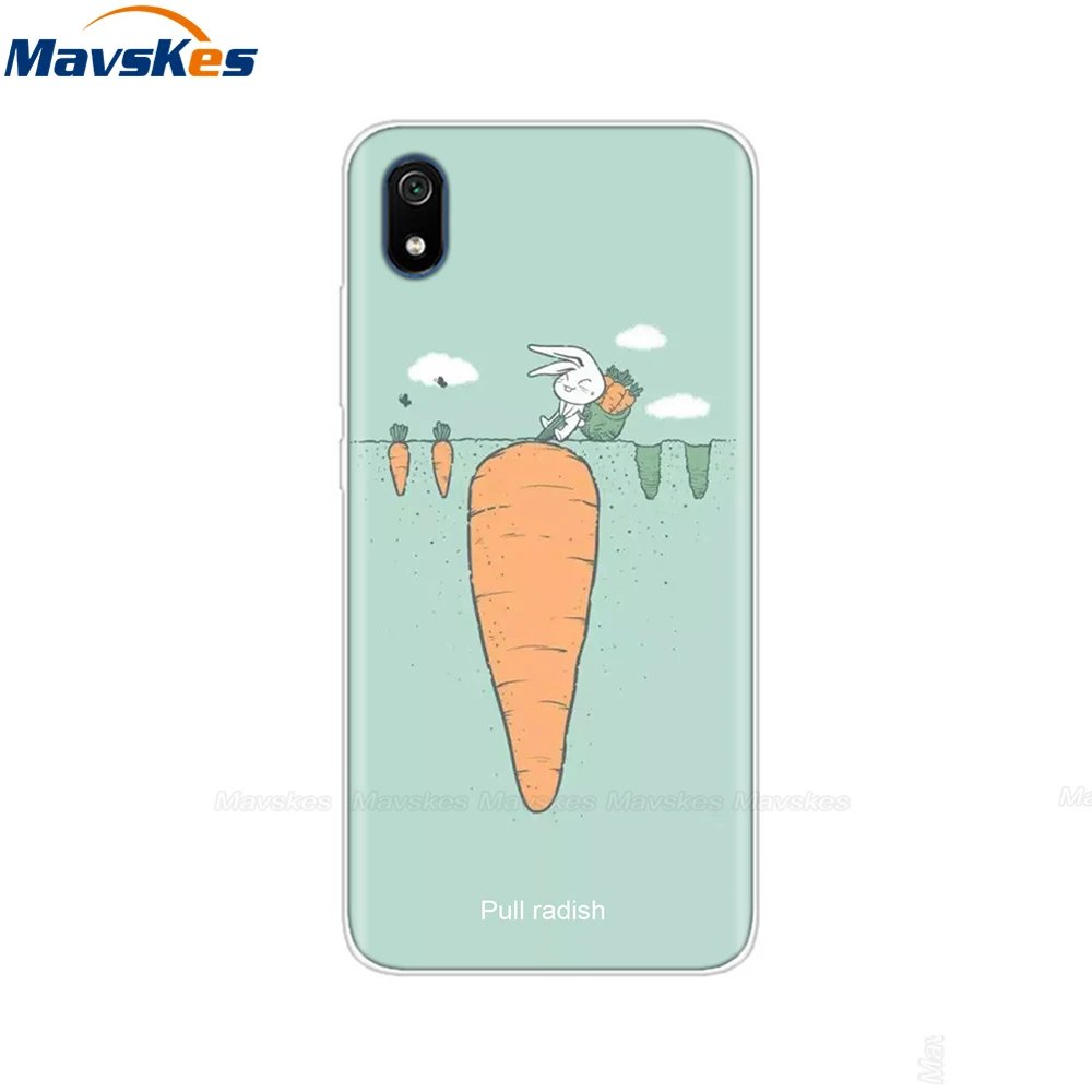 Redmi 7A Ốp Lưng Dẻo Silicone Xiaomi Redmi 7A Silicon Hoạt Hình Dành Cho Xiaomi Redmi 7 Trường Hợp Cho Nồi Cơm Điện Từ Redmi 7A điện Thoại Vỏ Ốp Lưng 