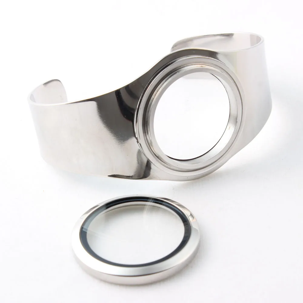 

30mm New Design Stainless Steel Floating Locket Bangles Screw Twist Floating Memory Locket Bracelets Accessories for Women