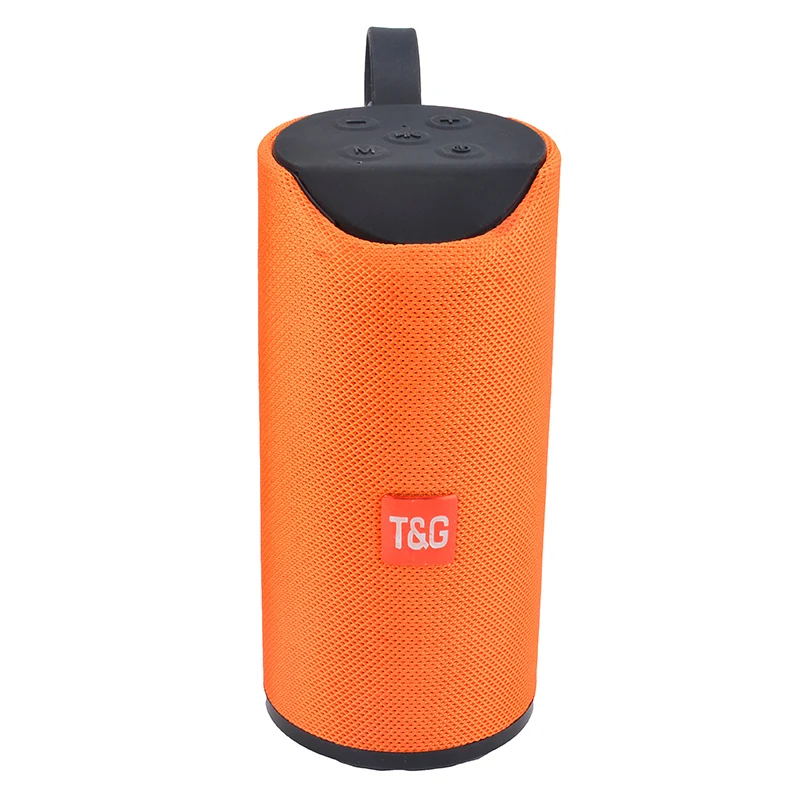 Мини TG Bluetooth динамик портативный внешний динамик Беспроводная колонка 3D 10 Вт стерео музыка объемный Поддержка FM/TF карта сабвуфер - Цвет: Orange