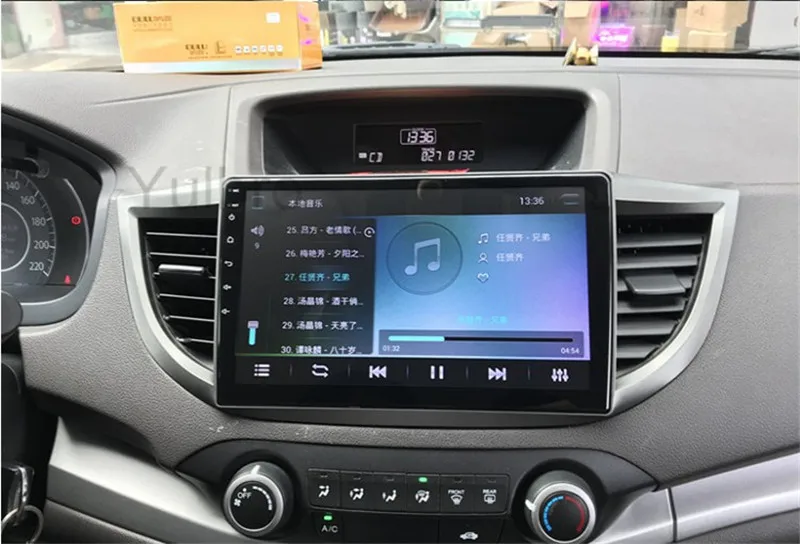 Yulbro10 дюймов четырехъядерный Android автомобильный мультимедийный для Honda CRV 2012 2013 Автомобильный dvd Радио с bluetooth gps навигацией