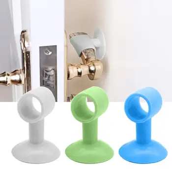 

2PCS Doorknob Wall Mute Crash Pad Door Cabinet Door Handle Lock Silencer Anti-collision Silicone Doorknob Cushion Door Stopper