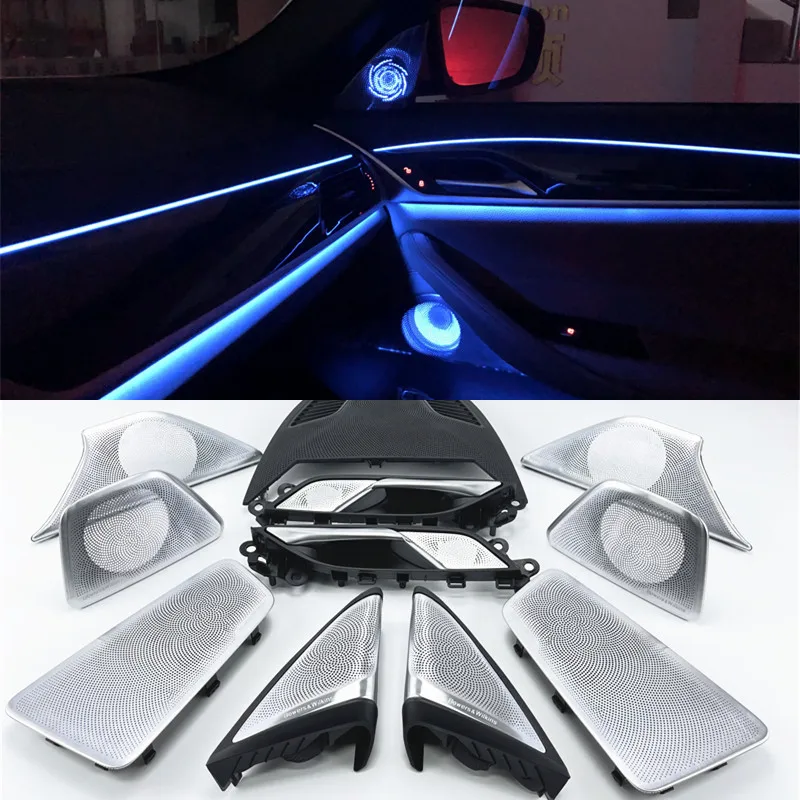 LED-Lautsprecherabdeckungslampe für Bmw G30 Neue 5er  11-Farben-Auto-RGB-Hochtöner-Mitteltöner-Hifi-Musik-Stereo-Hupe,  Umgebungslicht Dekorieren