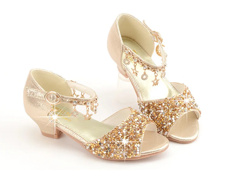 Girls Sandals Summer Open Toes High Heels