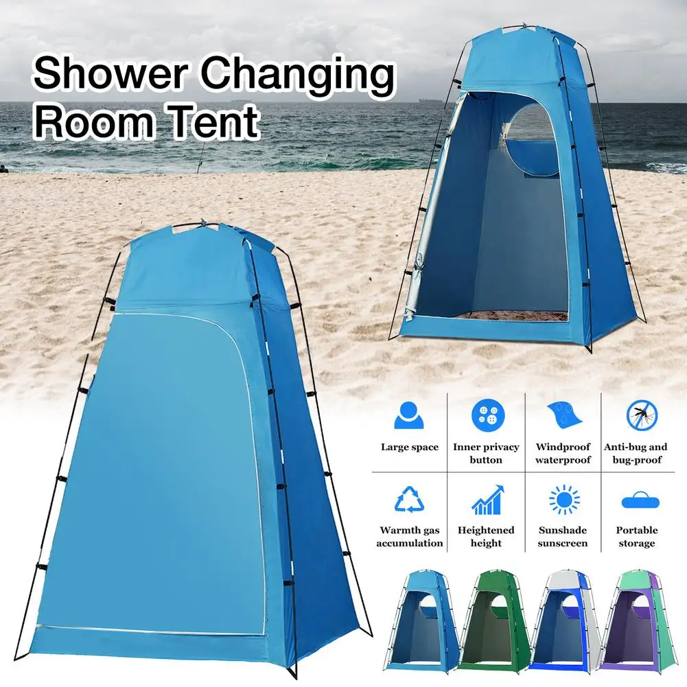 Pop-up Tent Clear PVC Camping Tent Pop Up Fishing Shelter Single