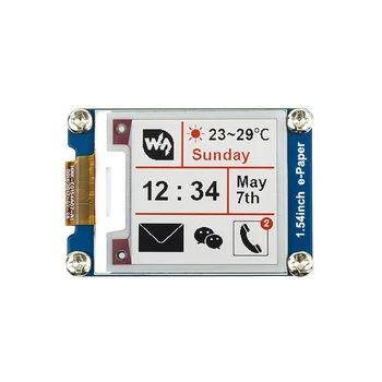 

BlueRaven 200x200 1.54inch E-Ink display module red/white/black three color e-paper for Raspberry Pi / STM32 SPI interface