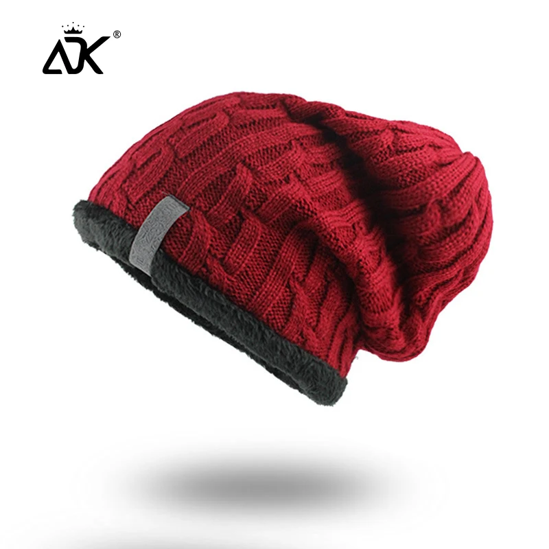 

Knitted Label Design Beanie Solid Woman Long Ribbed Cap Winter Warm Bonnet For Men Outdoor Stretchy Casual Gorros Fashion Hats