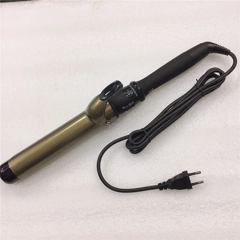 Professional Hair curler 38 mm rod curler US/EU/AU/UK PLUG quick curl hair Large wavy curls curling iron 110v-240v