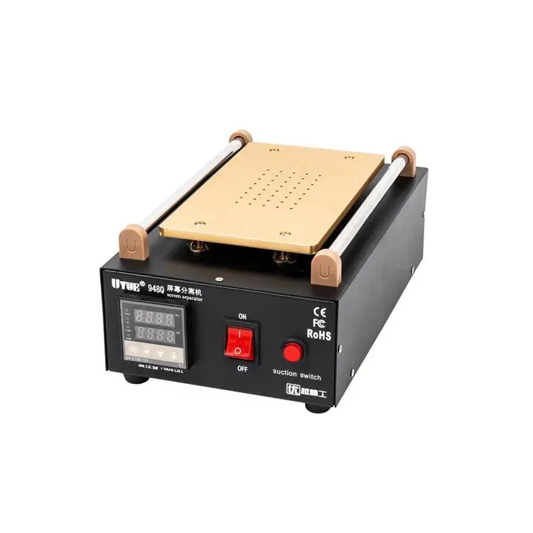 

UYUE 948Q Built in Vacuum Pump Metal Body Glass LCD Screen Separator Machine Kit With silicone mat for Iphone Huawei Oppo