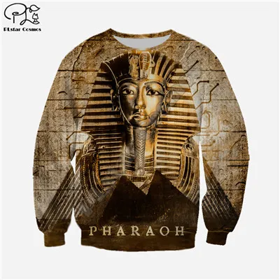 Sweatshirts Ух девушка Horus египетского Бога глаз костюмы египетского фараона арт спортивный костюм Повседневное 3dprint толстовки/толстовка/куртка/Для мужчин Для женщин s19 - Цвет: Sweatshirts