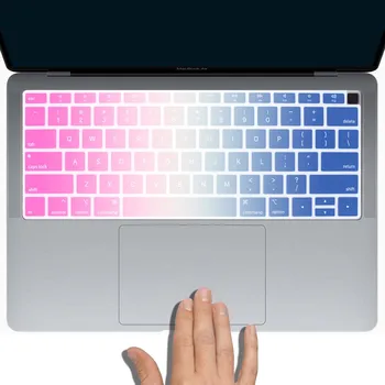 

KK&LL Apple Macbook 2018 New Air 13"(A1932) Laptop - Silicone Soft Waterproof US Layout Keyboard Cover Skin