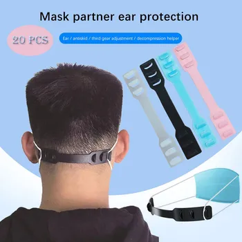 

20PCS Face Mask mascarilla Third Gear Adjustable Mask Ear Extension Hook Point FaceMask mascarillas masks Masker