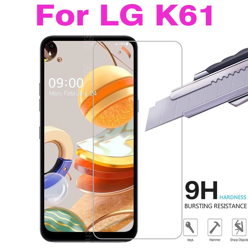 Для LG K61 K 61 закаленное стекло 2.5D 9H Высококачественная защитная пленка