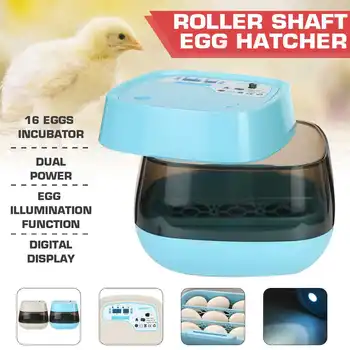 

16 Eggs Incubator Brooder Bird Quail Incubator Chick Hatchery Incubator Poultry Hatcher Turner Automatic Farm Incubation