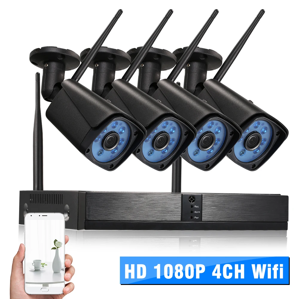Сетевой видеорегистратор с Wi Fi 4 канала HD 960P|Система наблюдения| |