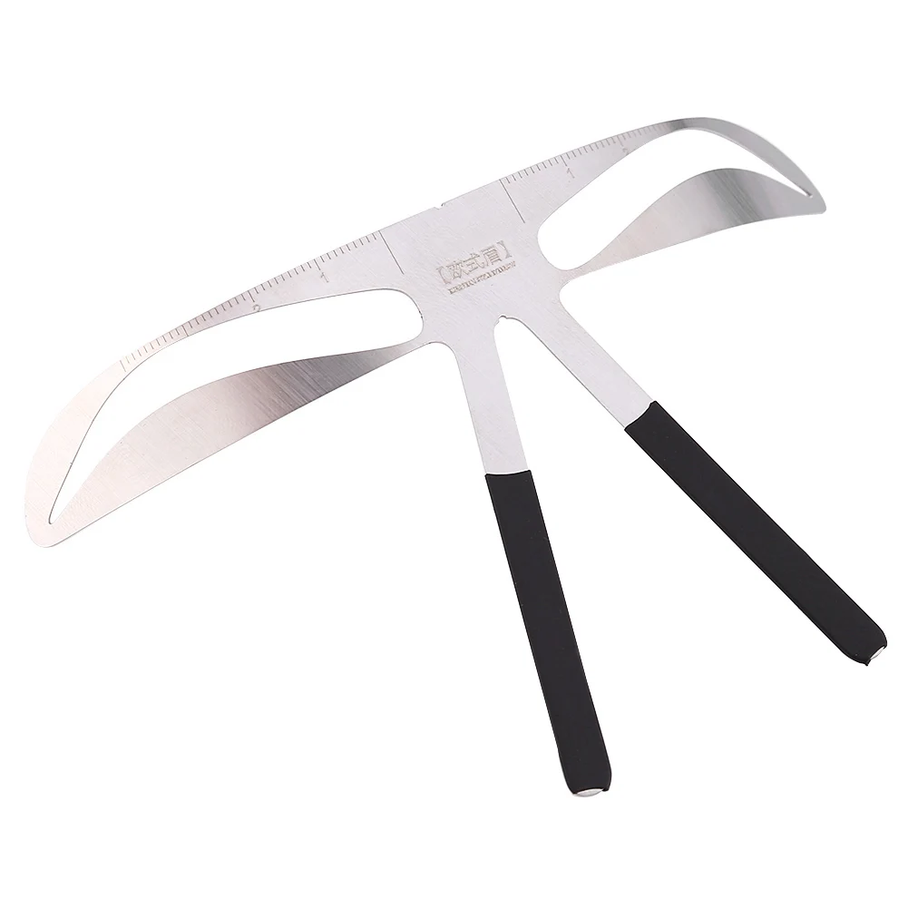 Татуировка трехточечный позиционирования баланс линейка для бровей измерения формовочный трафарет предназначен для Классический брови Стандартный брови и