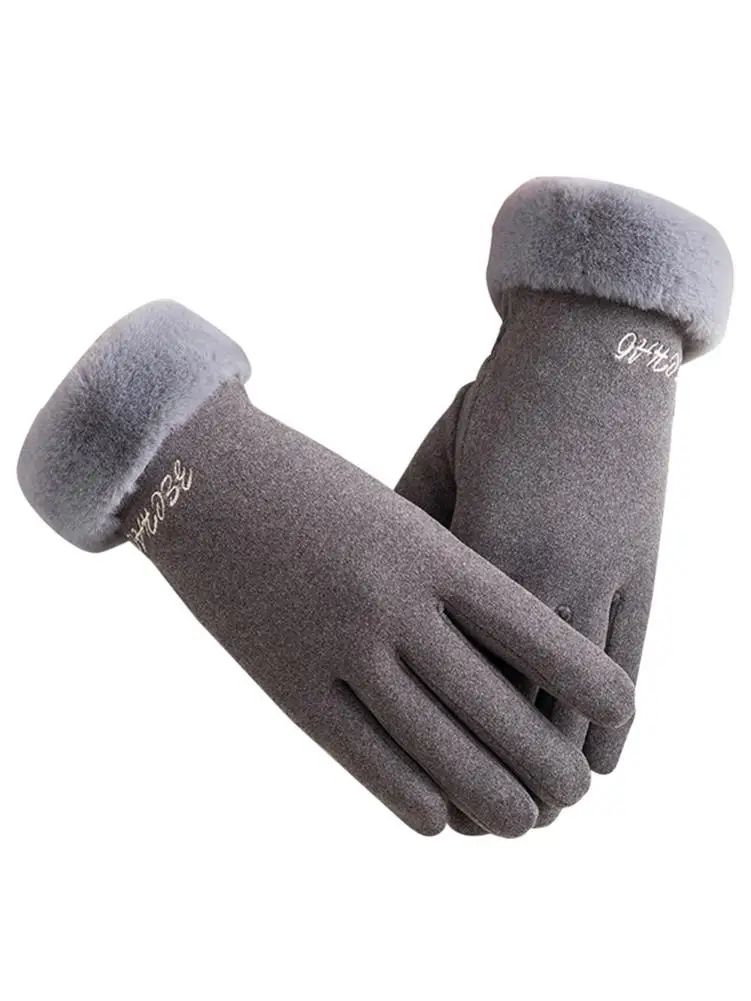 Теплые классические Luvas De Inverno женские модные зимние для активного отдыха, спортивная теплая перчатки варежки Eldiven Solid Pink Guantes Femme Новинка