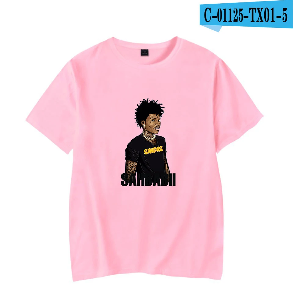 Pink Черная футболка для мужчин/женщин Sahbabii летняя модная футболка с короткими рукавами Sahbabii Роскошные футболки для отдыха Свободный Топ Новые Модные Топы - Цвет: Pink