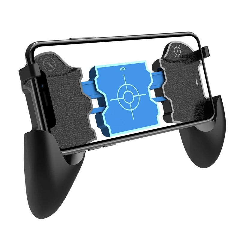 AMS-2-In-1 4.2 Bluetooth Pubg Controller Gamepad Controller Shooter Controller with Holder for Ios
