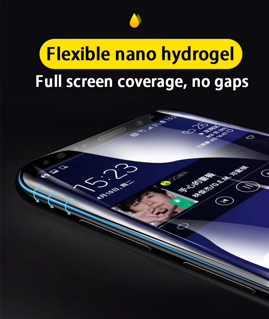 Полное покрытие гидрогелевый протектор экрана для samsung Galaxy S10 S9 S8 Plus S6 S7 Edge Защитная пленка для S10E Note 9 8 не стекло